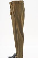 knöchellange punto di roma-hose mit schmaler silhouette und festem bund