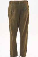 knöchellange punto di roma-hose mit schmaler silhouette und festem bund