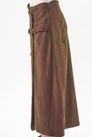 wadenlanger punto di roma-rock mit seitlichem reißverschluss