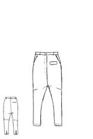 lange punto di roma-hose mit mäßig tiefem schritt