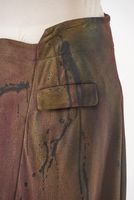 knöchellange punto di roma-hose mit lässiger weite und asymettrischem schnitt