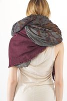 rechteckiger modal-kaschmir-schal