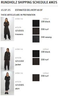 AW25 SHIPPING SCHEDULE IS AVAILABLE NOW!