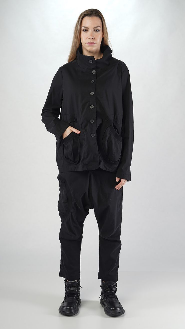 kastenförmige cottonshape jacke