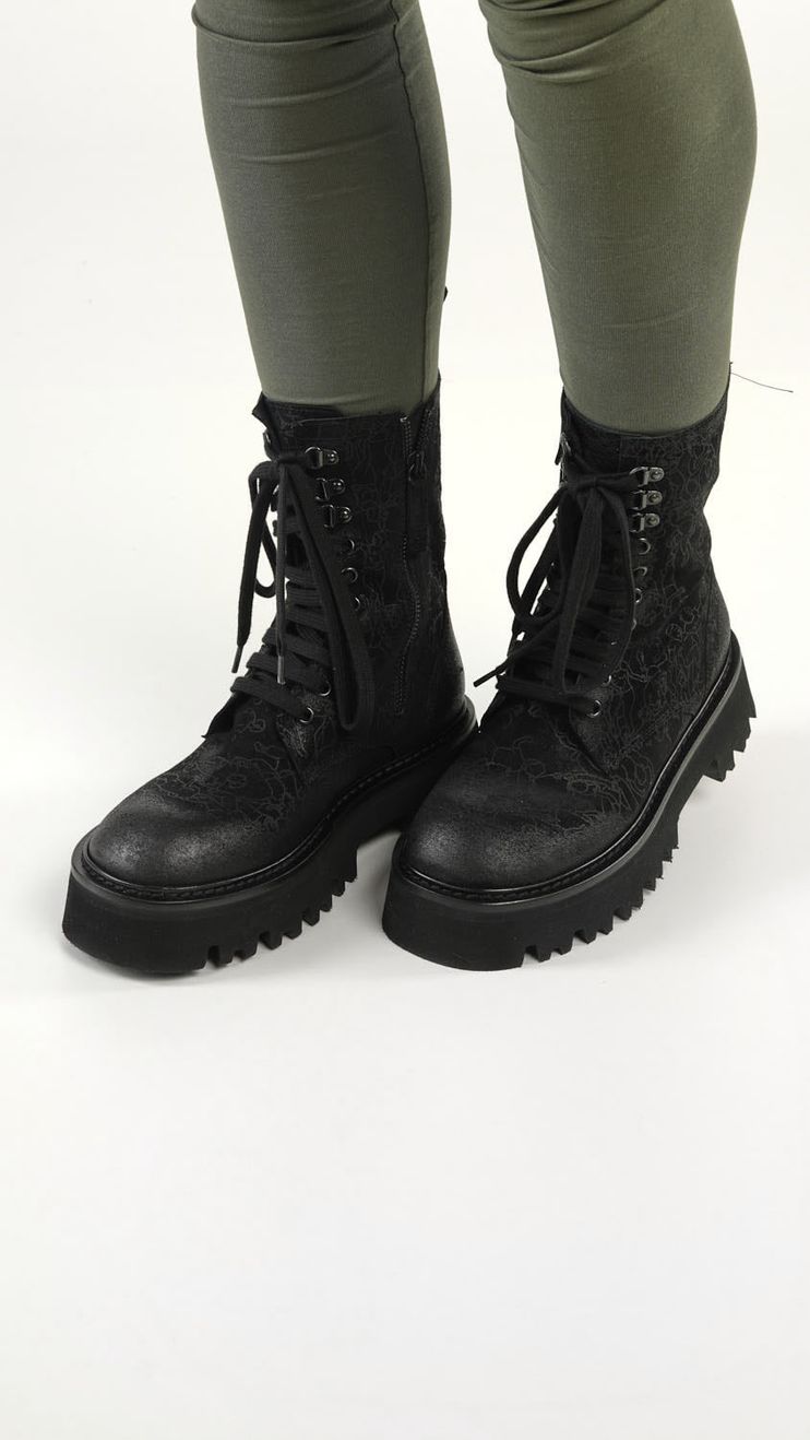 kurzschaftstiefel mit gummisohle